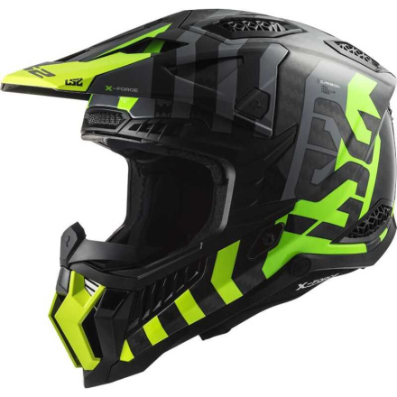 LS2 MX703 X-FORCE C FIRESKULL MX helm, Groen (1 van 1)