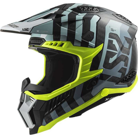 LS2 MX703 X-FORCE C FIRESKULL MX helm, Blauw (1 van 1)