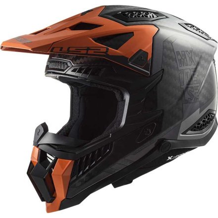 LS2 MX703 X-FORCE C FIRESKULL MX helm, Titanium (1 van 1)