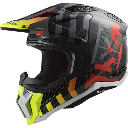 LS2 MX703 X-FORCE C FIRESKULL MX helm, Geel (1 van 1)