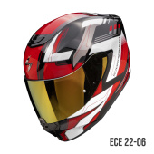 EXO-391 CAPTOR Integraalhelm - Zwart-Rood