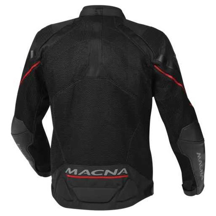 Macna Foxter Motorjas, Zwart-Rood (2 van 2)