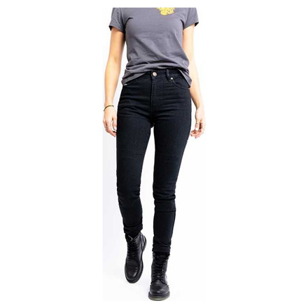 John Doe Luna High Mono Jeans, Zwart (3 van 3)