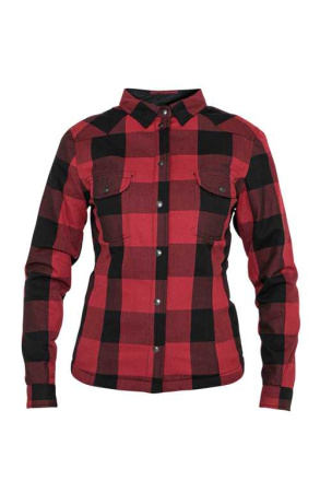 John Doe Motoshirt Women, Zwart-Rood (1 van 3)