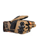 Alpinestars Belize V3 Drystar Motorhandschoenen, Zwart-Beige (Afbeelding 1 van 2)