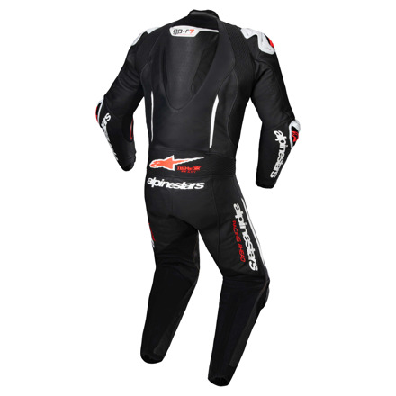 Alpinestars GP-R7 1PC Leren Motorpak, Zwart-Wit-Rood-Fluor (2 van 2)