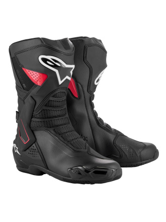 Alpinestars SMX-6 V3 Drystar Motorlaarzen, Zwart-Rood (1 van 1)