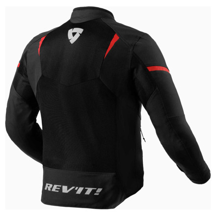 REV'IT! Hyperspeed 2 GT Air Motorjas, Zwart-Neon Rood (2 van 2)