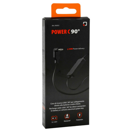 Opti-line Power C 90 - USB C, Zwart (2 van 2)