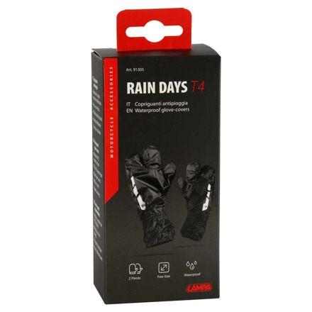 Lampa Rain-Days T4 Overgloves, Zwart (2 van 2)