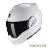 EXO-Tech Evo Solid Systeemhelm - Wit