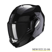 EXO-Tech Evo Solid Systeemhelm - Zwart