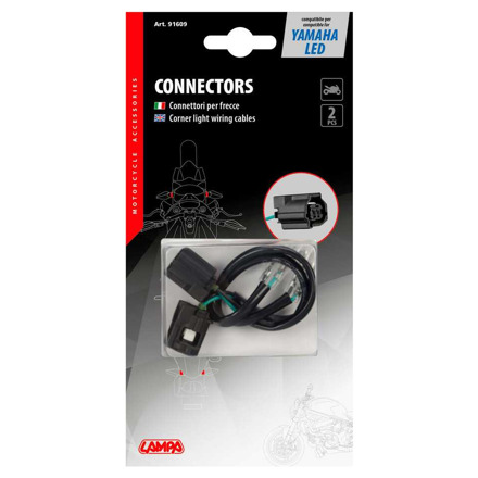 Lampa Corner Lights Wiring Cables - Yamaha LED, Zwart (4 van 4)