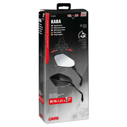 Lampa Kaba Motor Spiegels, Zwart (2 van 2)