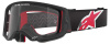 Alpinestars Supertech Corp Goggle, Zwart-Rood (Afbeelding 1 van 3)