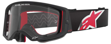 Supertech Corp Goggle - Zwart-Rood