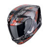 EXO-391 Clutter Integraalhelm - Zwart-Rood