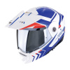 ADX-2 LEWIS Endurohelm - Wit-Blauw-Rood