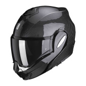 EXO-Tech Evo Carbon Solid Systeemhelm - Zwart