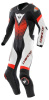 Laguna Seca 6 Perf 1PC Leren Motorpak - Zwart-Wit-Rood