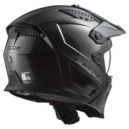 LS2 OF606 Drifter Titanium Enduro helm, Titanium (2 van 5)