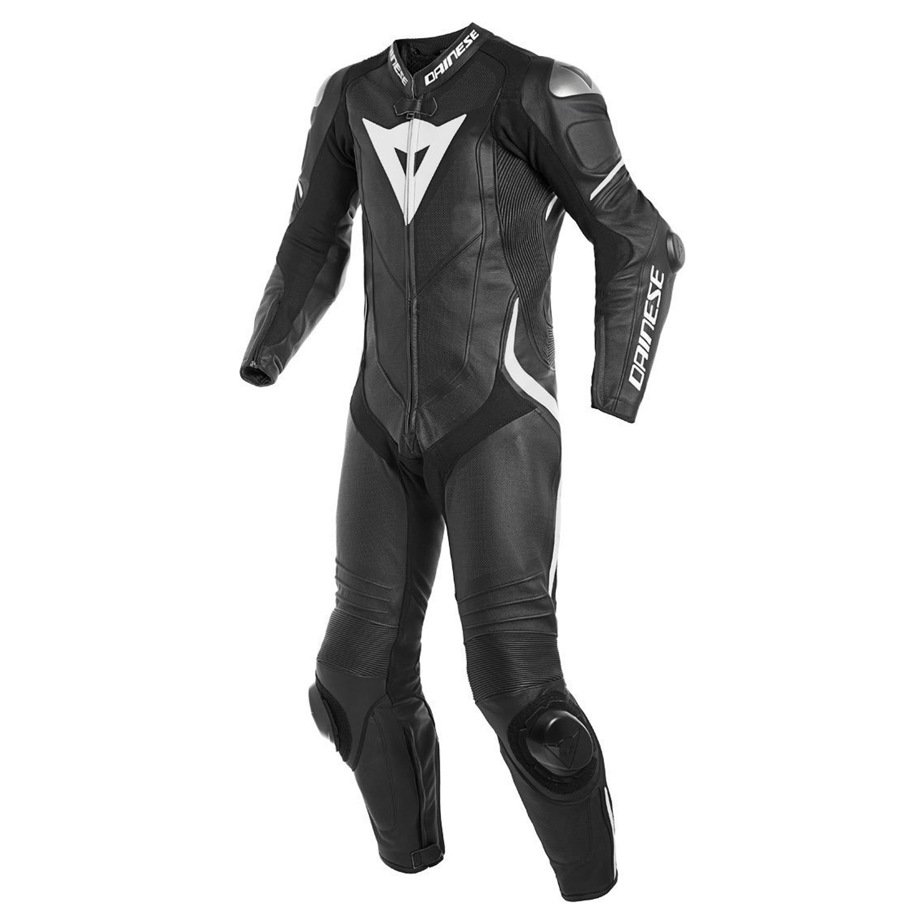 Dainese LAGUNA SECA 4 1PC PERF. LEATHER SUIT Zwart Wit bestel